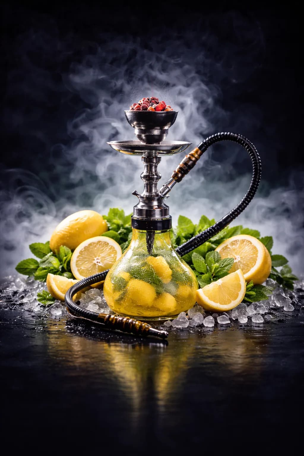 Lemon Mint premium hookah flavour at His & Hers Lounge Philadelphia